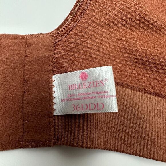 2/$30 Breezies Air Effects Seamless Underwire Contour Bra Size 36DDD A622901 - Picture 10 of 11